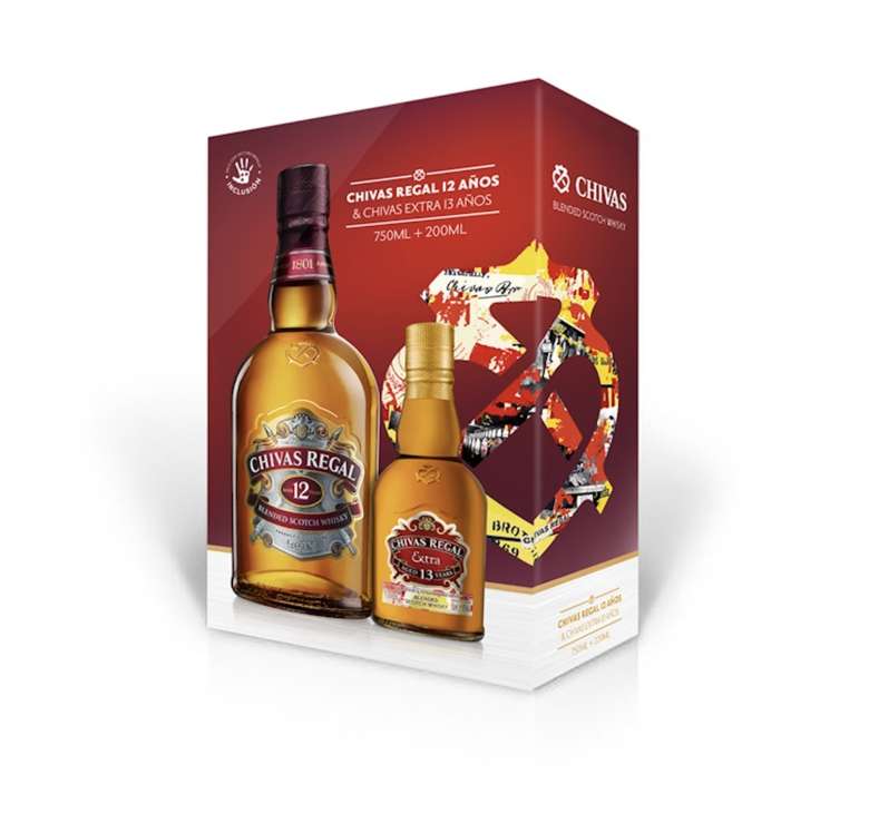 Booz.cl: KIT CHIVAS: Whisky Chivas Regal 12 años 750cc 40º alc. +