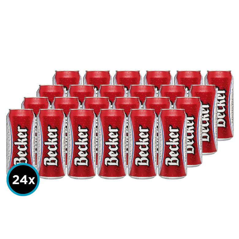 24x Cervezas Becker en Latas 473cc