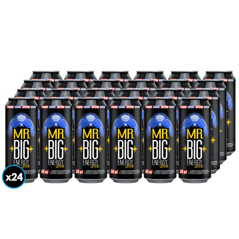 Booz.cl: 24x Bebida Energética Mr Big en Lata 500cc