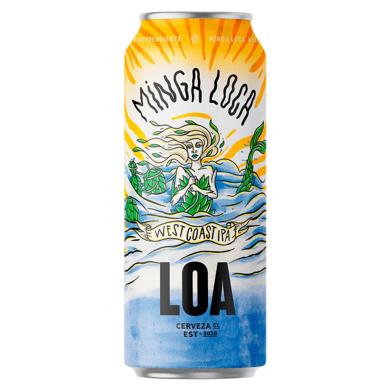 Booz.cl: Cerveza Loa Minga Loca West Coast IPA 470cc