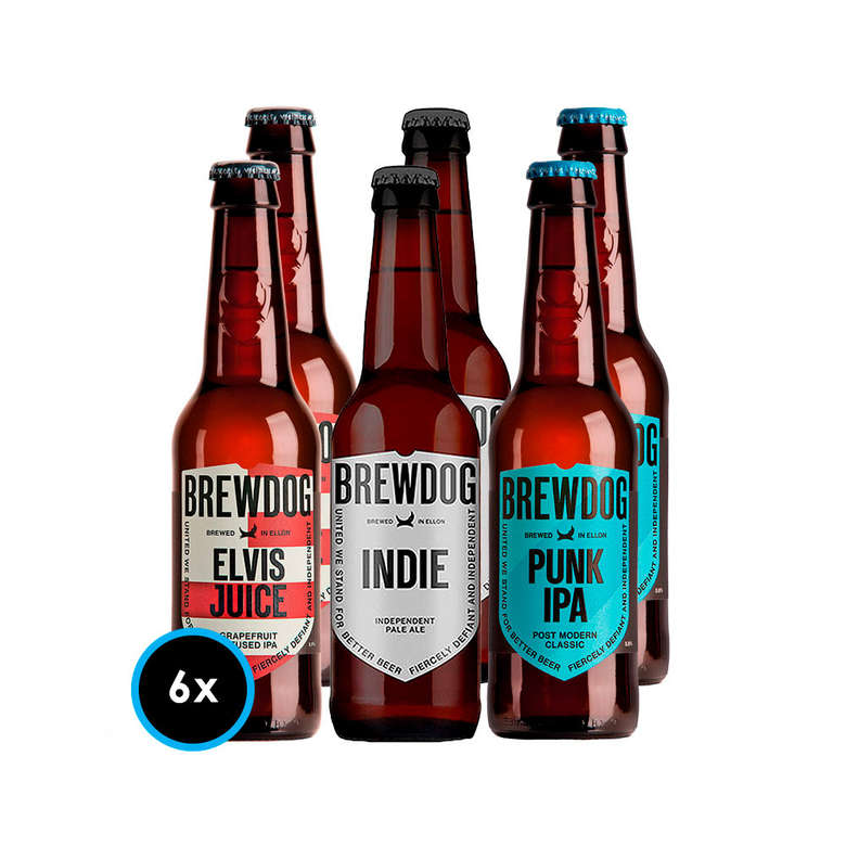 Pack Brewdog Botella Nº1 2x Cerveza Brewdog Indie Botella 330cc + 2x