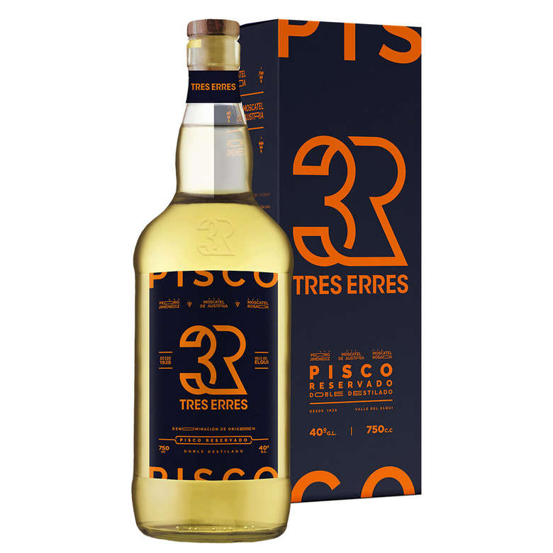 Booz.cl: Pisco Tres Erres 750cc 40°