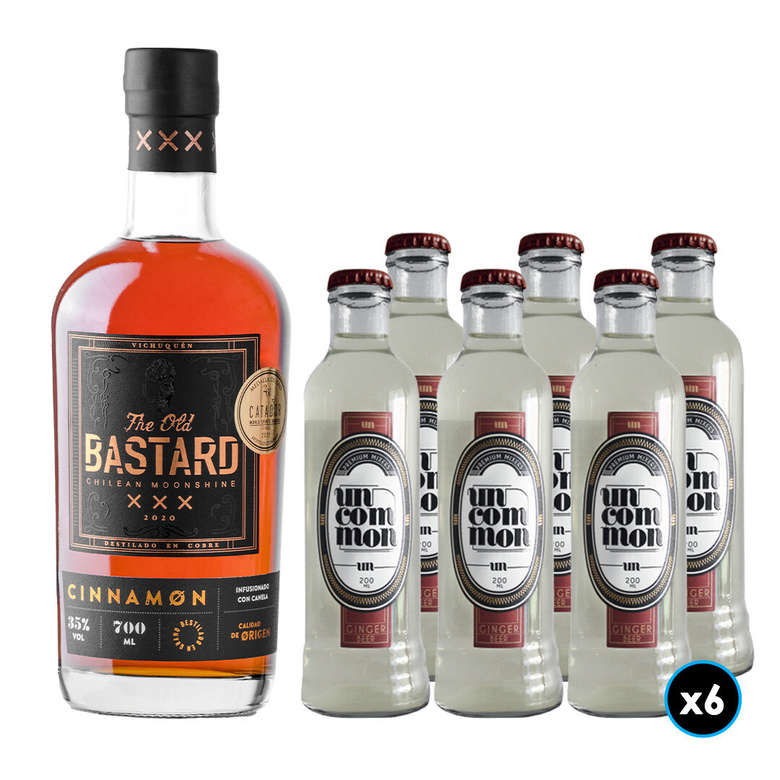 PACK OLD BASTARD N°2 1x Whisky The Old Bastard Chilean Moonshine