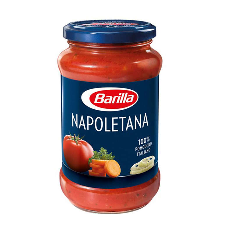 Salsa de Tomate Italiana Napoletana Barilla Frasco 400 grs.