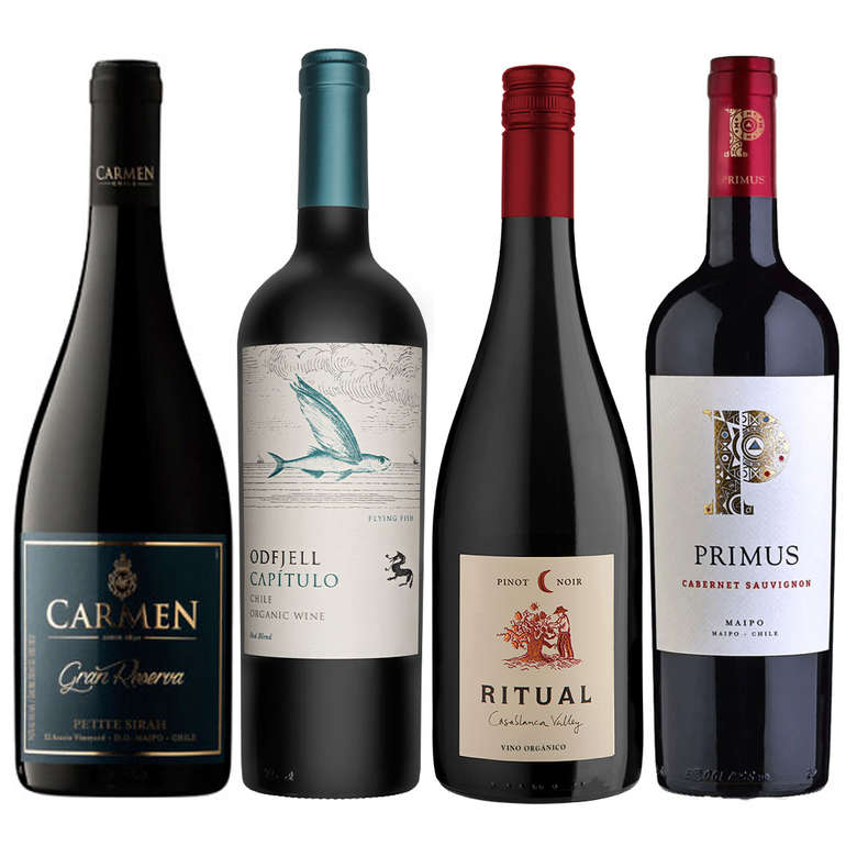 EL PACK DE PEDRO Vino Carmen Gran Reserva Petite Syrah 750cc + Vino
