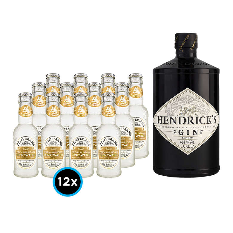 PACK FENTIMANS HENDRICKS (Tonic Water) 12x Bebida Premium Fentimans