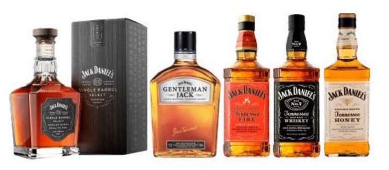 JACK PACK EXPERTO: Jack Daniels Single Barrel + Gentleman Jack + Jack Daniels Fire + Jack Daniels N7 + Jack Daniels Honey