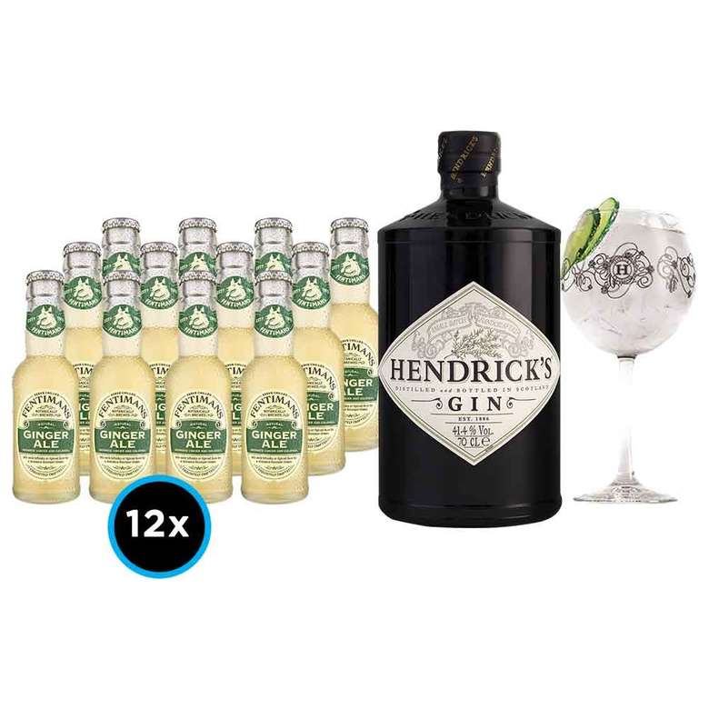 PACK FENTIMANS HENDRICKS (Ginger Ale + Copa Hendricks) 12x Bebida Premium