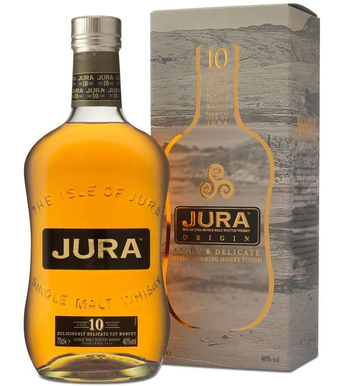 Whisky Jura 10 años 700cc 40º alc.