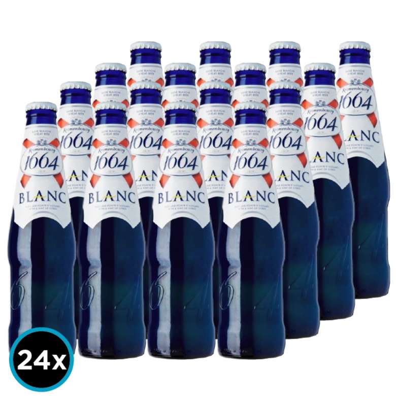 24x Cervezas Francesa 1664 Blanc en Botella 330cc