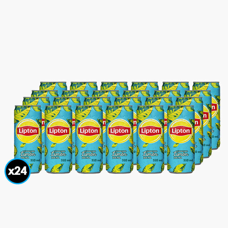 Lipton様確認用 Booz.cl: 24x Té Helado Lipton Limón Lata 310cc