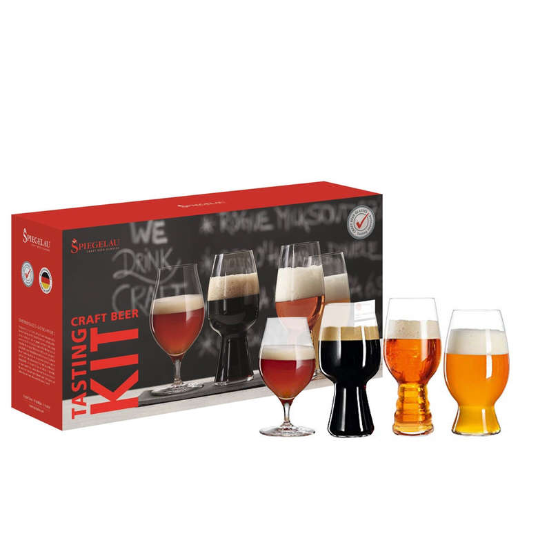 Set Premium Spiegelau 4 Copas Cerveza Tasting Kit