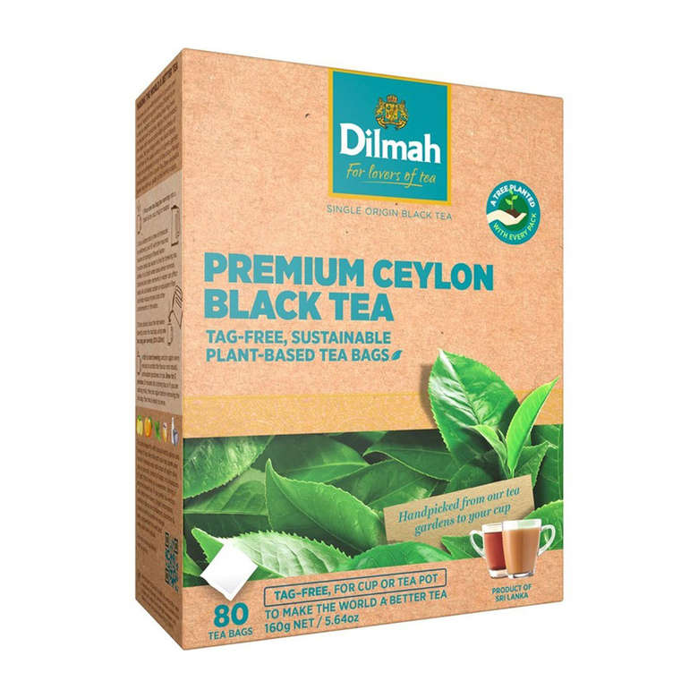 Té Dilmah Premium Sustentable 80 Bolsas