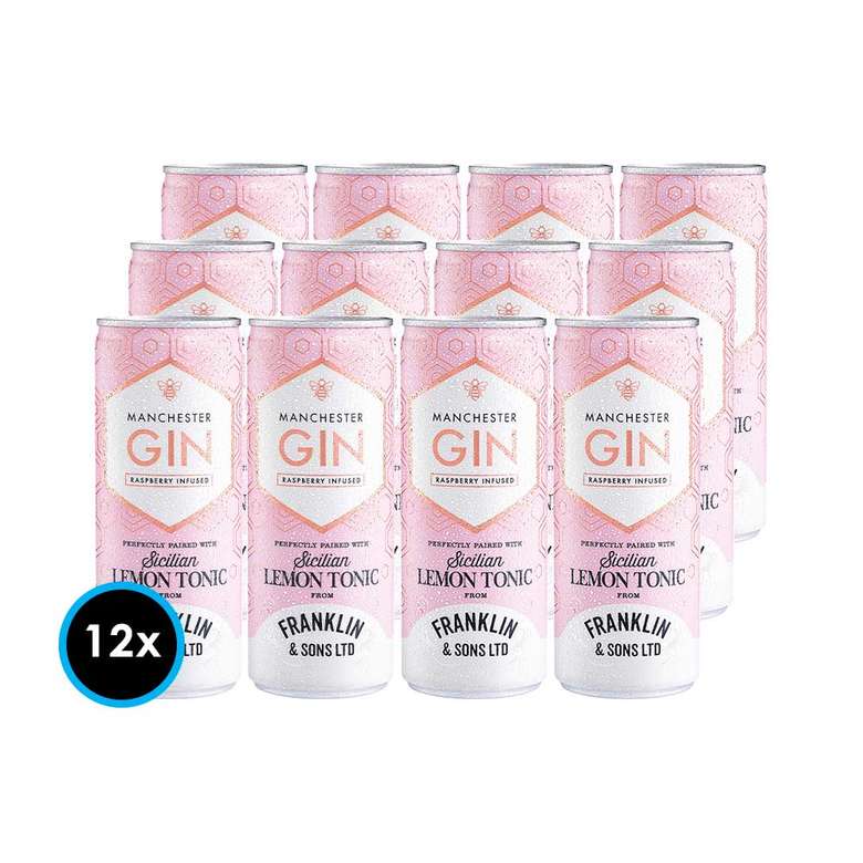 Booz.cl: 12x Gin Manchester Franklin & Sons Raspberry & Sicilian Lemon ...