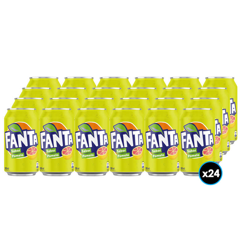 24x Bebida Fanta Pomelo 350cc